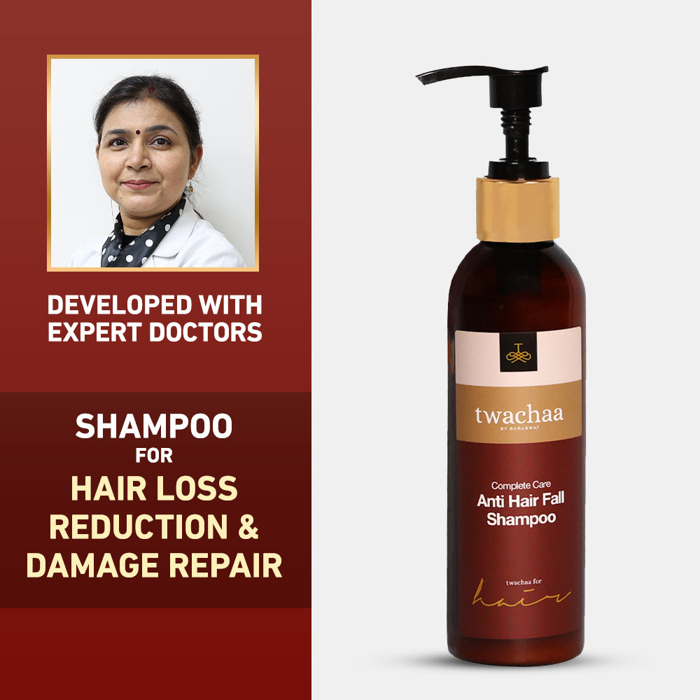 Twachaa Shampoo for Hair Loss Reduction & Damage Repair