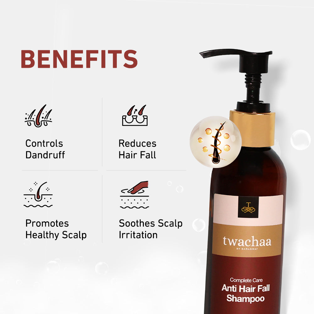 Twachaa Shampoo for Hair Loss Reduction & Damage Repair