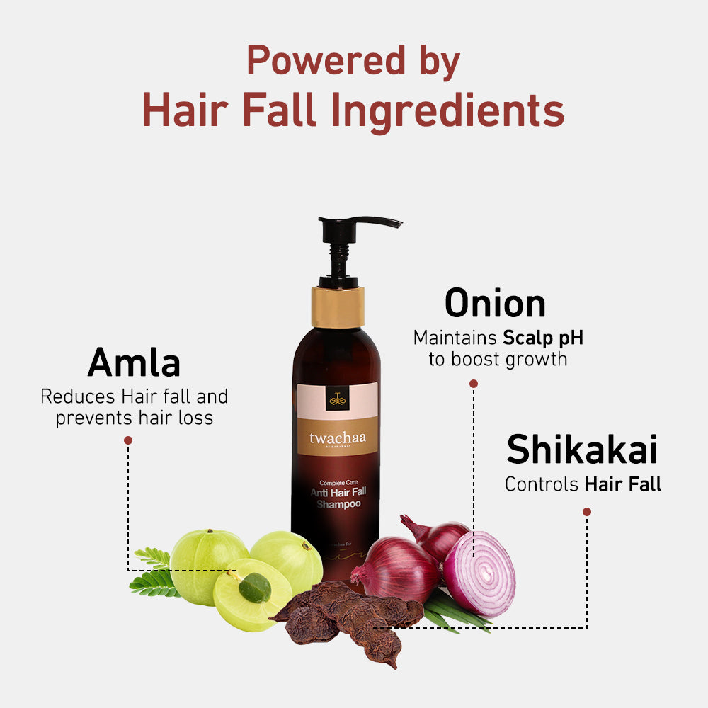 Twachaa Shampoo for Hair Loss Reduction & Damage Repair