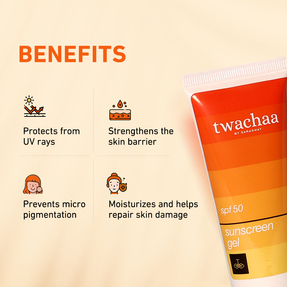 Twachaa 1% Hyaluronic Sunscreen Cream With SPF 50 PA+++